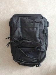 Сумка рюкзак тактичний військовий B14 5л чорний фото від покупців 4