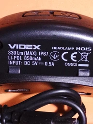 Налобний світлодіодний ліхтарик VIDEX VLF-H015 330Lm 5000K фото від покупців 7