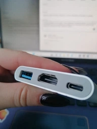 Адаптер-преобразователь Cablexpert USB Type-C multi-adapter Silver (A-CM-HDMIF-02-SV) фото от покупателей 1
