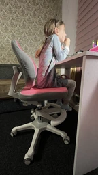 Дитяче крісло Evo-Kids Mio Classic Dark Pink (арт.Y-405 DP) Темно-рожевий фото від покупців 16