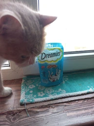 Упаковка лакомств для котов Dreamies с лососем 6 шт по 60 г (4008429037955)