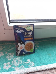 Вологий корм для котів Felix Soup Фелікс суп з куркою пауч 48 г 30 шт (7613036632331) фото от покупателей 5