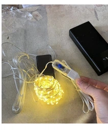 Гірлянда штора LED з пультом та USB 3х2 метри (ширина/висота) 200 LED теплий БЕЗ гачків (338588) фото від покупців 5