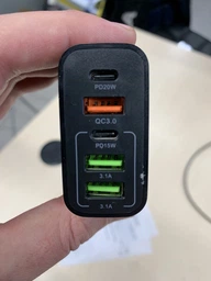 Зарядное устройство Linktech 65W Быстрая зарядка 3 USB-A + 2 Type-C Адаптер для питания Samsung, iPhone, Xiaomi, Redmi, Huawei, Realme Блок питания телефона фото от покупателей 3
