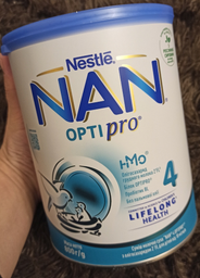 Смесь молочная сухая NAN 4 Optipro с 5 олигосахаридами и L. Reuteri для детей от 18 месяцев 800 г (8445291444225) фото от покупателей 6