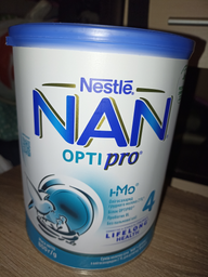 Смесь молочная сухая NAN 4 Optipro с 5 олигосахаридами и L. Reuteri для детей от 18 месяцев 800 г (8445291444225) фото от покупателей 7