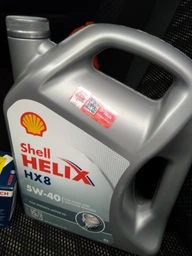 Моторное масло синтетическое Shell Helix HX8 5W-40, 1 л фото от покупателей 5