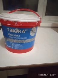 Шпаклевка универсальная акриловая TRIORA 1,5кг фото от покупателей 1