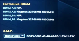 Модуль памяти Kingston KF556C40BBAK2-64 DDR5 SDRAM 2х32Гб/5600 МГц фото от покупателей 1