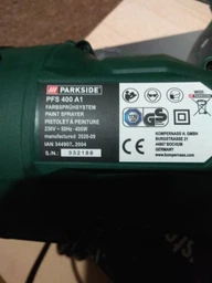 Сетевой краскопульт Parkside Paint Sprayer 400 Вт, 900 мл, 800 мл/мин (PFS 400 А1) фото от покупателей 4