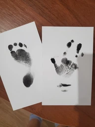 Набор для отпечатков детских ручек и ножек Kiddie Widdie размер S фото от покупателей 2