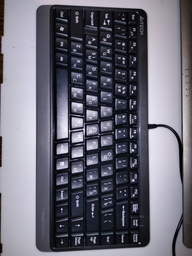Клавиатура проводная A4Tech FKS11 USB Grey/Black (4711421960458) фото от покупателей 2