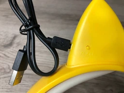 Проводные LED-наушники с кошачьими ушками UFT LX-L108 Yellow Желтые (UFTBL108Yellow) фото от покупателей 3