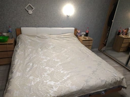 Тумба прикроватная ПКТ-11 Компанит Прикроватная высокая тумба без ножек на три выдвижных ящика Венге фото от покупателей 7