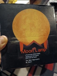 Зволожувач повітря Humidifier 3D Moon Lamp Light Diffuser у формі місяця
