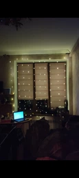Гірлянда штора LED з пультом та USB 3х2 метри (ширина/висота) 200 LED теплий БЕЗ гачків (338588)