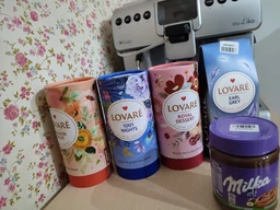 Квітковий чай Lovare Royal Dessert на основі каркаде тубус 80г фото від покупців 3