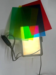 Светодиодная лампа LED Square Fill Light для фото и видео 10х15 см лампа для фона c фильтрами