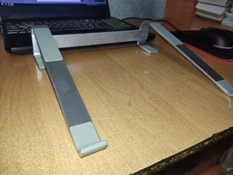 Алюминиевая подставка держатель для ноутбука Bodasan L200 Silver фото от покупателей 1