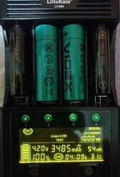 Акумулятор 18650 3500mAh Li-Ion, (3550-3650mah), 3.7V (2.75-4.2V), Blac Liitokala (Lii-35A) фото від покупців 12