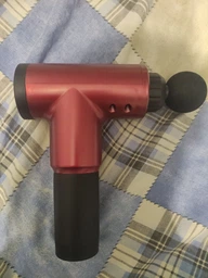 Ударный массажный пистолет для тела Fascial Gun Black для спины и всего тела мышечный массажер с 4 насадками фото от покупателей 2