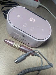 Фрезер для маникюра Bucos Nail Drill X3 PRO WHITE PEARL 65 Ватт, 35 000 об./мин. фото от покупателей 5