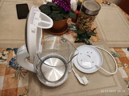 Электрочайник стеклянный ECG RK 2020 White Glas ( 2 л, 2200 Вт ) фото от покупателей 1