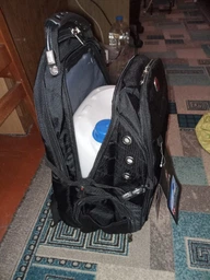 Прочный городской рюкзак SwissGear Bag 8810 33л водоотталкивающий с дождевиком и аудиопортом AUX и USB