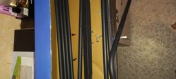 Вішалка підлогова Double FloorHanger для одягу, з полицями для взуття і з гачками, розкладна, чорна фото від покупців 10