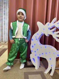 Карнавальный костюм Гномика (зеленый) возраст 3 - 8 лет фото от покупателей 1
