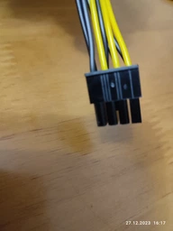Кабель-перехідник 6 pin - 8 pin 15см Voltronic для живлення відеокарти (23338) фото від покупців 4