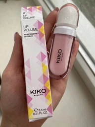 Блиск-крем для губ з ефектом збільшення об'єму Kiko Milano Lip Volume 01