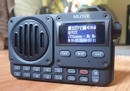 Радіоприймач / Bluetooth-колонка з акумулятором MLOVE BV800 (FM, USB, MP3, MicroSD) Black