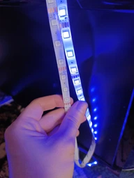 Светодиодная лента влагозащищенная LED 3528 RGB 12v с контроллером+Пульт +блок питания 5м фото от покупателей 7