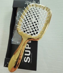 Щітка для волосся Janeke Superbrush LUX срібло з білим фото от покупателей 1