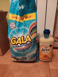 Пральний порошок Gala Аква-Пудра Морська свіжість для кольорової білизни 3.6 кг (8006540519394) фото від покупців 5