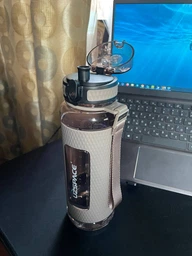 Пляшка для води UZSPACE Diamond 5045 700 мл Графітова (6955482354056) фото від покупців 12