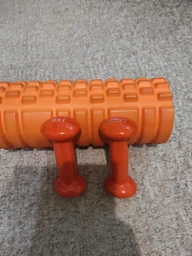 Гантелі вінілові пара LiveUp VINYL DUMBBELL EGG HEAD фото от покупателей 7