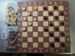 Игра Newt Set1 Шахматы, нарды, шашки 3 в 1 (NE-LG-11) (2000000020105) фото от покупателей 2
