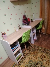Стіл письмовий Компаніт Юніор-3 ательє світлий фото від покупців 14