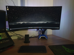 Монитор 34" Samsung Odyssey G5 C34G55T (LC34G55TWWIXCI) WQHD / VA 1000R Curved / 165Hz / 1ms / 8-Bit / DisplayHDR 10 / G-Sync Compatible / FreeSync Premium / Black eQualizer / Picture-by-Picture