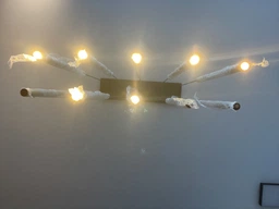 Світильник підвісний Nowodvorski LASER X 8924 золото/чорний фото від покупців 3