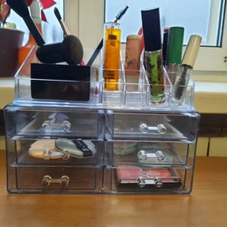 Органайзер для косметики Настільний акриловий Cosmetic Storage Box Бокс фото від покупців 19