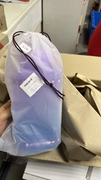 Эко-бутылка для воды SPORTS BOTTLE (1500 мл) - Фиолетово-голубой градиент со встроенной ручкой