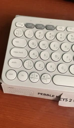 Клавиатура беспроводная Logitech Pebble Keys 2 K380s Bluetooth UA Tonal White (920-011852)