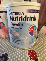 Ентеральне харчування Nutricia Nutridrink Powder Neutral з нейтральним смаком з високим вмістом білка та енергії 335 г (4008976681441) фото від покупців 6