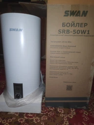 Бойлер Swan SRB-50w1 круглый slim 50л с сухим ТЭНом 2кВт