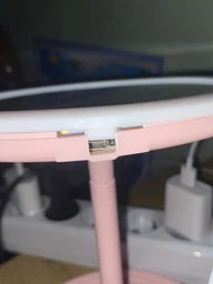 Дзеркало з лед підсвіткою LED для макіяжу з підставкою у ванну кімнату настільне косметичне сенсорне на USB 3 режими підсвічування фото від покупців 3
