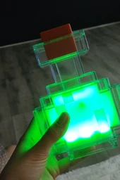 Ночник Майнкрафт Зелье Minecraft Potion Bottle лампа LED светодиодная светильник игрушка изменяющая цвет