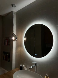 LED-зеркало 70x70см, с двумя сенсорами и подогревом, модель Amor (Amor56)